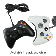 USB 2.0 Wired Controller Gamepad for XBOX360, Plug and Play, Cable Length: 2.5m(Black)