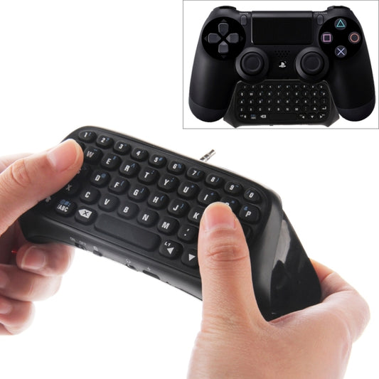 Dobe TP4-008 Bluetooth 3.0 Keyboard for PlayStation 4 PS4 Controller(Black) - Gamepads by DOBE | Online Shopping South Africa | PMC Jewellery | Buy Now Pay Later Mobicred