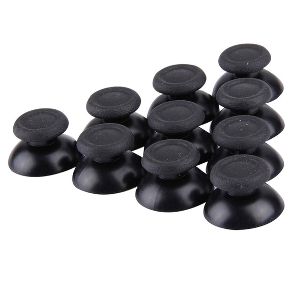 10 PCS Controller Joystick 3D Analog Cap for PS4(Black)