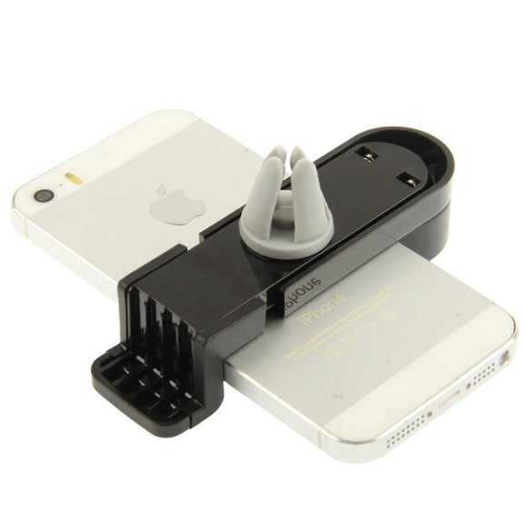iMount 360 Degree Rotatable Portable Car Air Vent Mount, For iPhone, Galaxy, Huawei, Xiaomi, Lenovo, Sony, LG, HTC and Other Smartphones(Black)