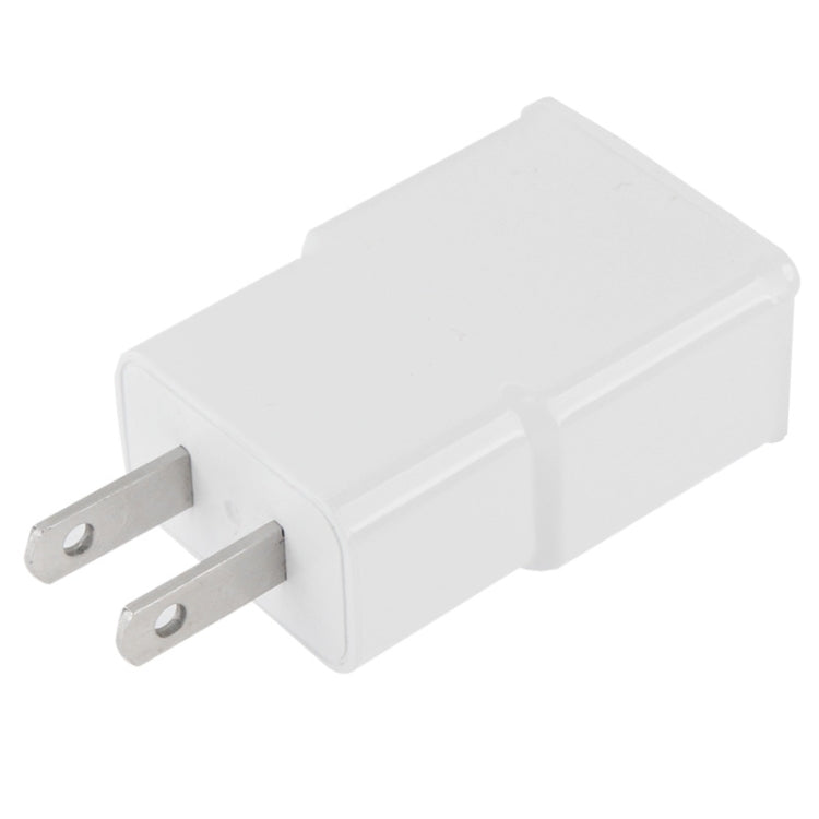 Micro 5 Pin USB Sync Cable + US Plug Travel Charger(White)