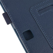 Litchi Texture Flip Leather Case with Holder for Galaxy Tab 4 10.1 / T530(Dark Blue)