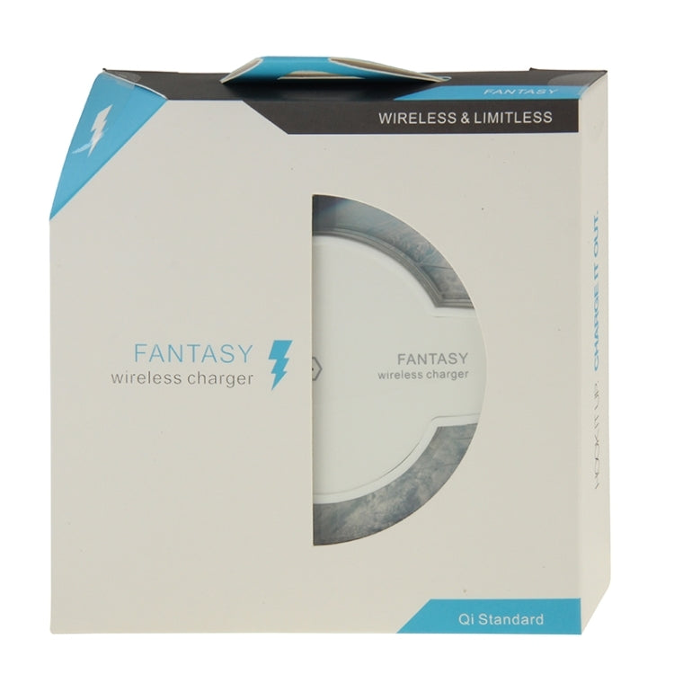FANTASY Wireless Charger & Wireless Charging Receiver, For Galaxy Note Edge / N915V / N915P / N915T / N915A(White)