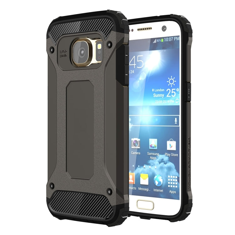 For Galaxy S7 / G930 Tough Armor TPU + PC Combination Case (Black) - Galaxy Phone Cases by PMC TechLife | Online Shopping South Africa | PMC TechLife