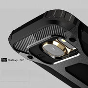 For Galaxy S7 / G930 Tough Armor TPU + PC Combination Case (Black)