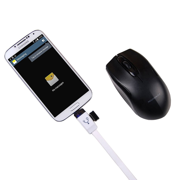 OTG-Y-01 USB 2.0 Male to Micro USB Male + USB Female OTG Charging Data Cable for Android Phones / Tablets with OTG Function, Length: 30cm(White) - Micro USB Cable by PMC TechLife | Online Shopping South Africa | PMC TechLife | Buy Now Pay Later Mobicred