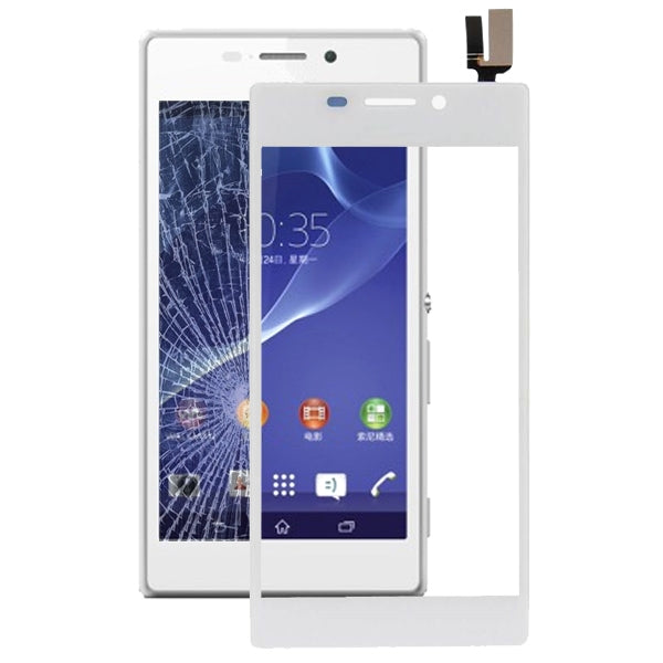 Touch Panel Part for Sony Xperia M2 / S50h(White) - free shipping - PMC TechLife - Order now!