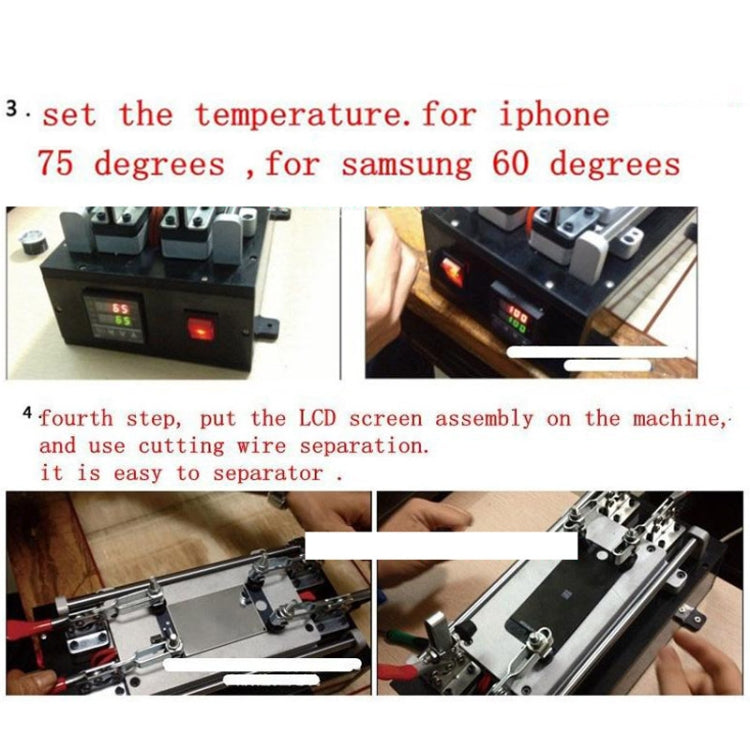 Touch Panel LCD Separator Glue Disassemble Machine for iPhone / Samsung / HTC / Sony etc. Support LCD Panel Size: 20 cm x 11 cm (AC 110 - 220V) - free shipping - PMC TechLife - Order now!