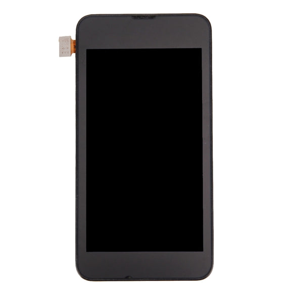 LCD Display + Touch Panel with Frame for Nokia Lumia 530 (Black)