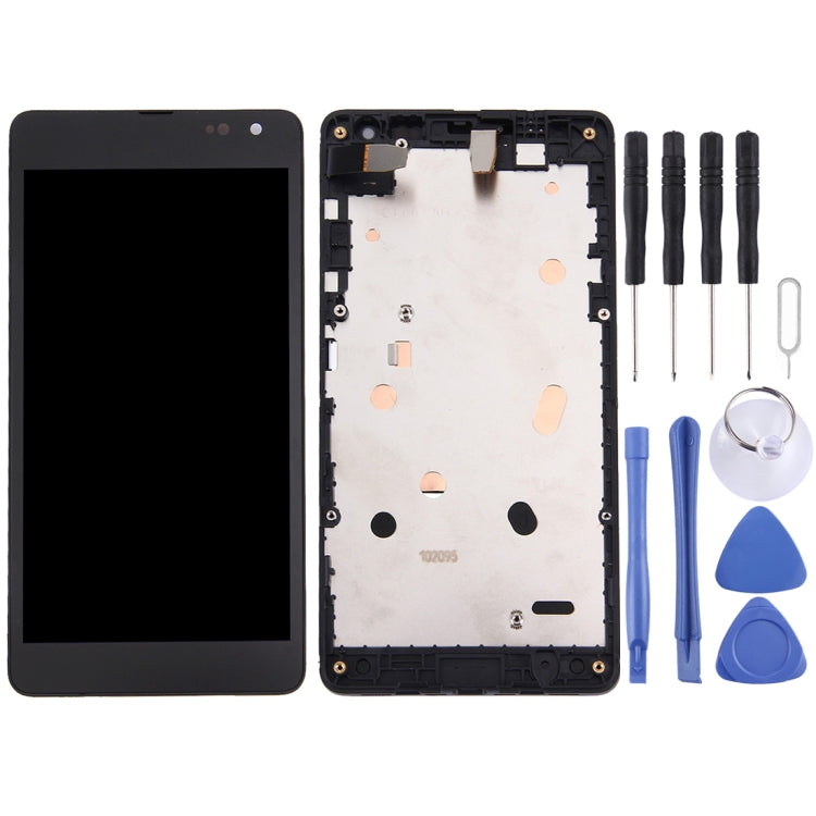 3 in 1 for Microsoft Lumia 535 2C (LCD + Frame + Touch Pad) Digitizer Assembly - free shipping - PMC TechLife - Order now!