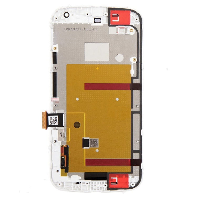 3 in 1 (LCD + Frame + Touch Pad) Digitizer Assembl for Motorola Moto G2(White) - free shipping - PMC TechLife - Order now!