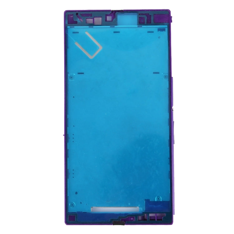 Front Housing LCD Frame Bezel Plate for Sony Xperia Z Ultra / XL39h / C6802(Purple) - Frame Bezel Plate by PMC TechLife | Online Shopping South Africa | PMC TechLife