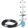 824-960MHZ GSM Yagi Antenna 12 dBi N Male Connector, Cable Length: 10m - Other Accessories by PMC TechLife | Online Shopping South Africa | PMC TechLife