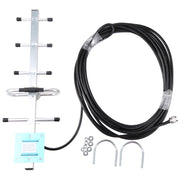 824-960MHZ GSM Yagi Antenna 12 dBi N Male Connector, Cable Length: 10m