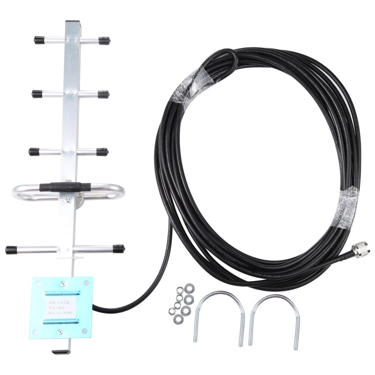 824-960MHZ GSM Yagi Antenna 12 dBi N Male Connector, Cable Length: 10m