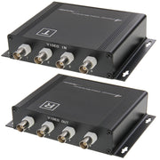 4 Channel Video Multiplexer Transmitter and Receiver(Black)