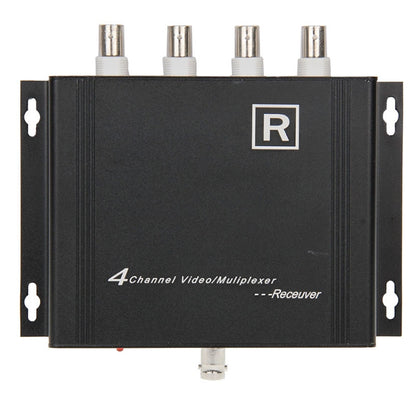 4 Channel Video Multiplexer Transmitter and Receiver(Black) - free shipping - PMC Jewellery - Order now!