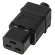 3 Prong Female AC Wall Universal Travel Power Socket Plug Adaptor(Black) - Plug Adaptor by PMC TechLife | Online Shopping South Africa | PMC TechLife