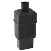 3 Prong Female AC Wall Universal Travel Power Socket Plug Adaptor(Black)