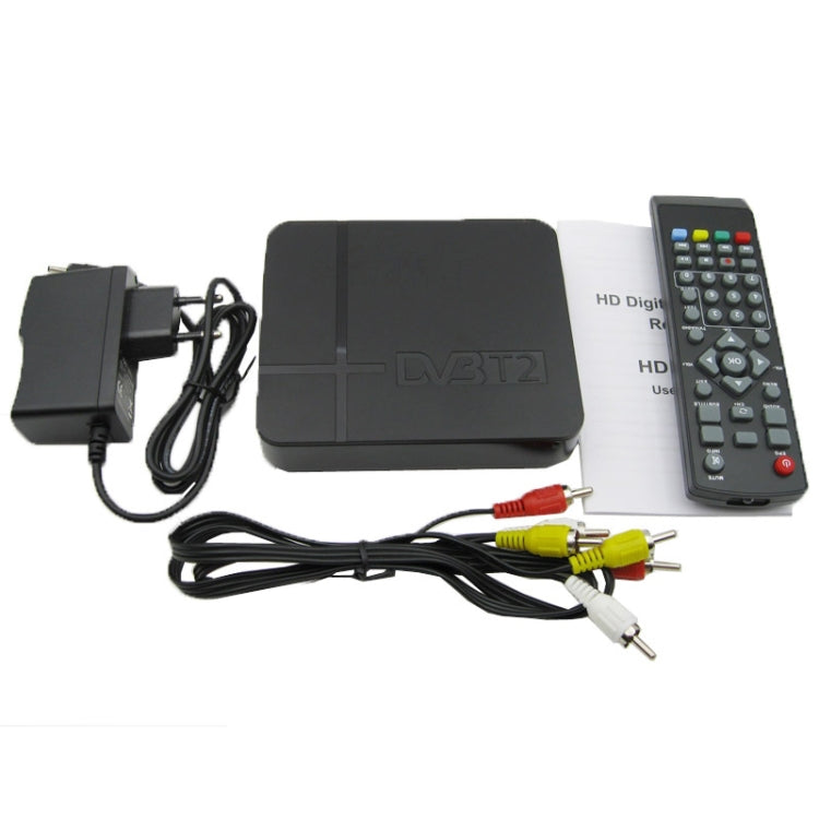 Mini Terrestrial Receiver HD DVB-T2 Set Top Box, Support USB / HDMI / MPEG4 /H.264(Black) - DVB-T & Analog Solutions by PMC TechLife | Online Shopping South Africa | PMC TechLife