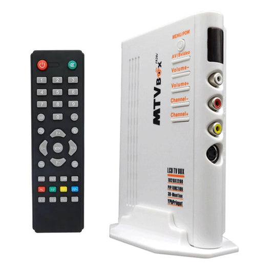 HD LCD TV-Box with Remote Control, TV (PAL-BG+PAL-DK)(Silver) - free shipping - PMC Jewellery - Order now!