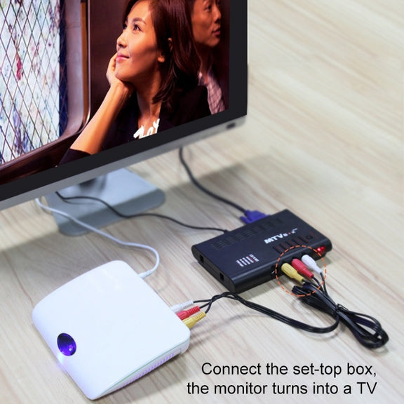 HD LCD TV-Box with Remote Control, TV (PAL-BG+PAL-DK)(Silver)