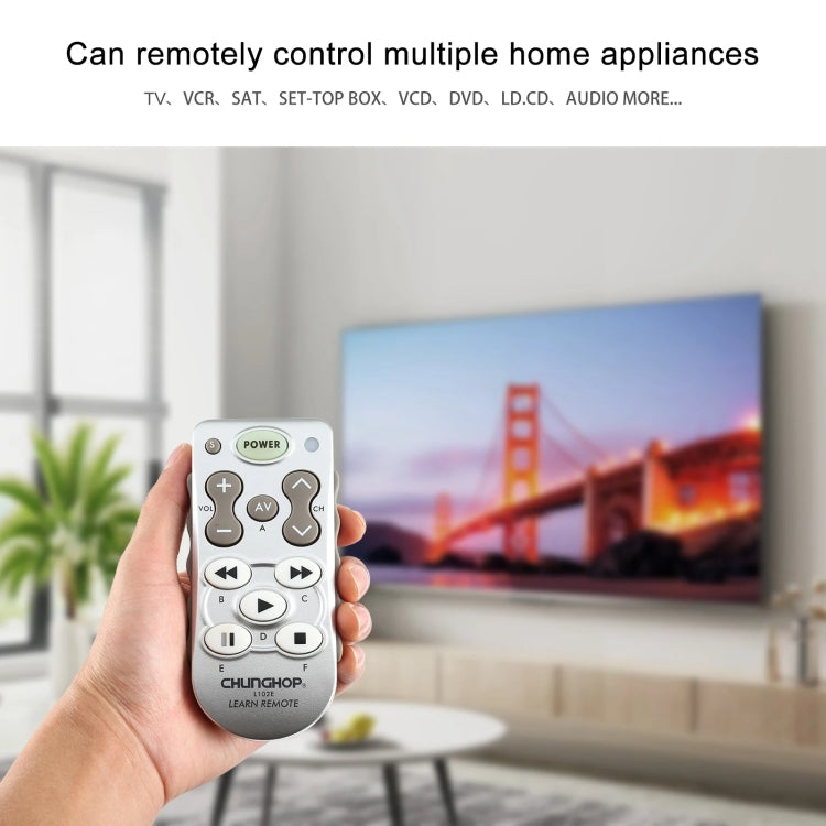 ChunGhop Universal Learning Remote Control L102(White) - free shipping - PMC TechLife - Order now!