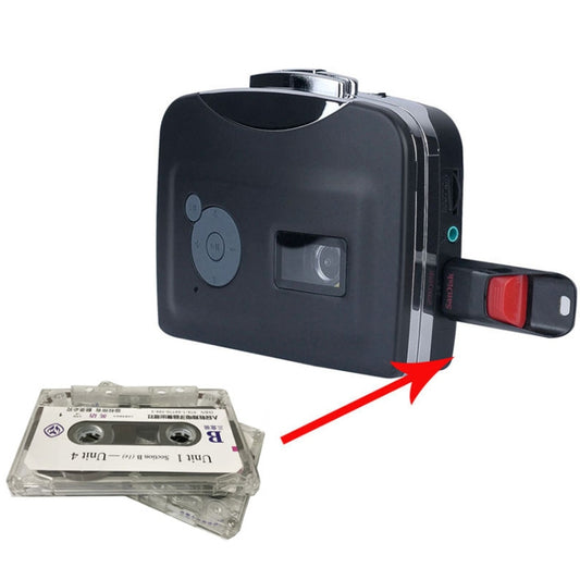 Ezcap 230 Cassette Tape to MP3 Converter Capture Audio Music Player(Black) - Tape Converter by Ezcap | Online Shopping South Africa | PMC Jewellery | Buy Now Pay Later Mobicred