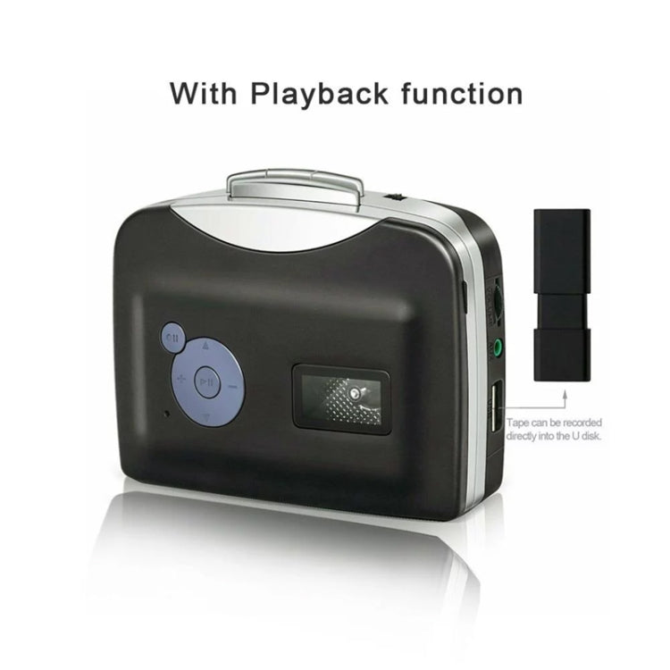 Ezcap 230 Cassette Tape to MP3 Converter Capture Audio Music Player(Black) - Tape Converter by Ezcap | Online Shopping South Africa | PMC Jewellery | Buy Now Pay Later Mobicred