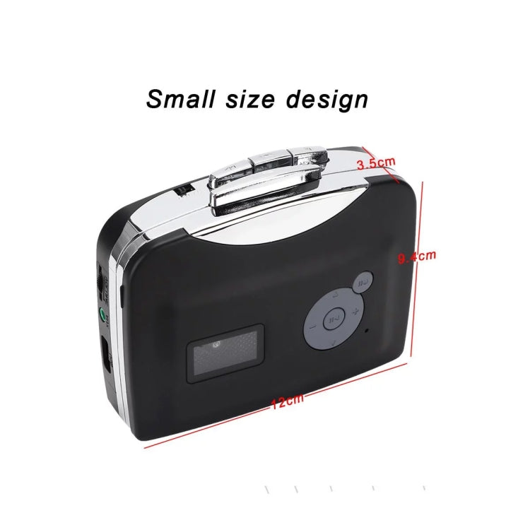 Ezcap 230 Cassette Tape to MP3 Converter Capture Audio Music Player(Black) - Tape Converter by Ezcap | Online Shopping South Africa | PMC TechLife | Buy Now Pay Later Mobicred