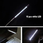 10-LED Portable Ultra Bright USB LED Light(Black)