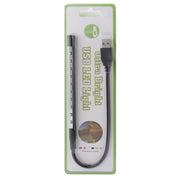 10-LED Portable Ultra Bright USB LED Light(Black)
