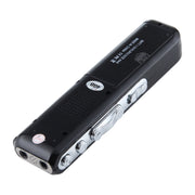 8GB Digital Voice Recorder Dictaphone MP3 Player, Support Telephone recording, VOX function, Power supply: 2 x AAA battery(Black)(Black)