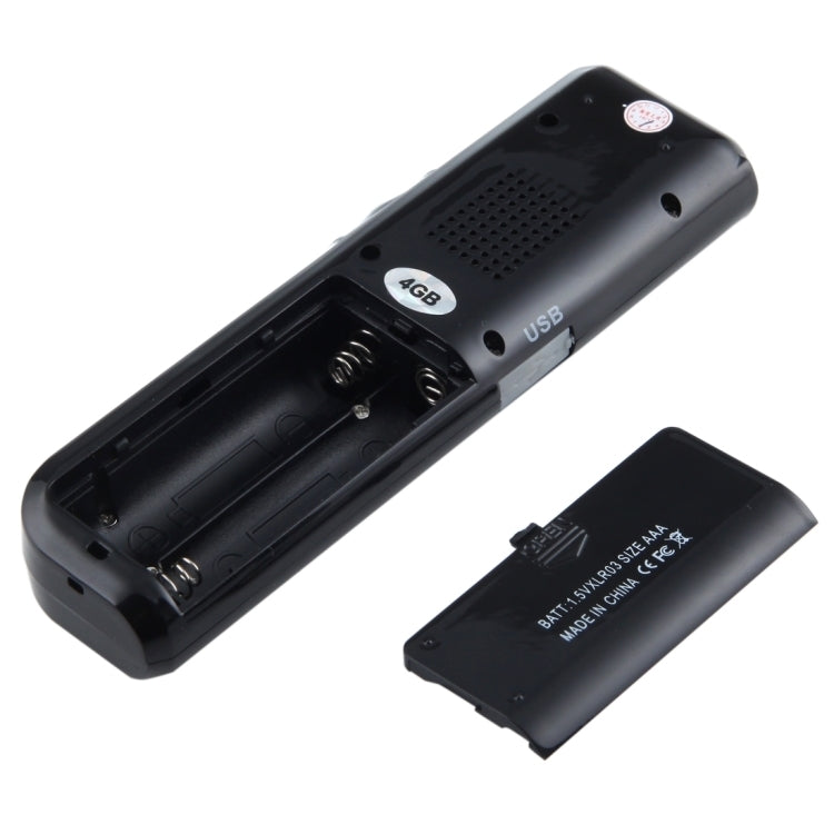 8GB Digital Voice Recorder Dictaphone MP3 Player, Support Telephone recording, VOX function, Power supply: 2 x AAA battery(Black)(Black) - Other Style by PMC TechLife | Online Shopping South Africa | PMC TechLife | Buy Now Pay Later Mobicred