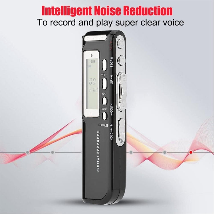 8GB Digital Voice Recorder Dictaphone MP3 Player, Support Telephone recording, VOX function, Power supply: 2 x AAA battery(Black)(Black) - Other Style by PMC TechLife | Online Shopping South Africa | PMC TechLife | Buy Now Pay Later Mobicred