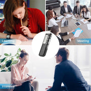 8GB Digital Voice Recorder Dictaphone MP3 Player, Support Telephone recording, VOX function, Power supply: 2 x AAA battery(Black)(Black)