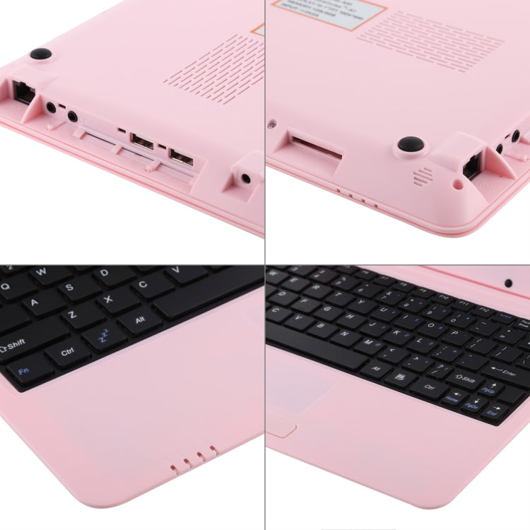 10.1 inch Notebook PC, 1GB+8GB, Android 6.0 A33 Dual-Core ARM Cortex-A9 up to 1.5GHz, WiFi, SD Card, U Disk(Pink) - free shipping - PMC Jewellery - Order now!