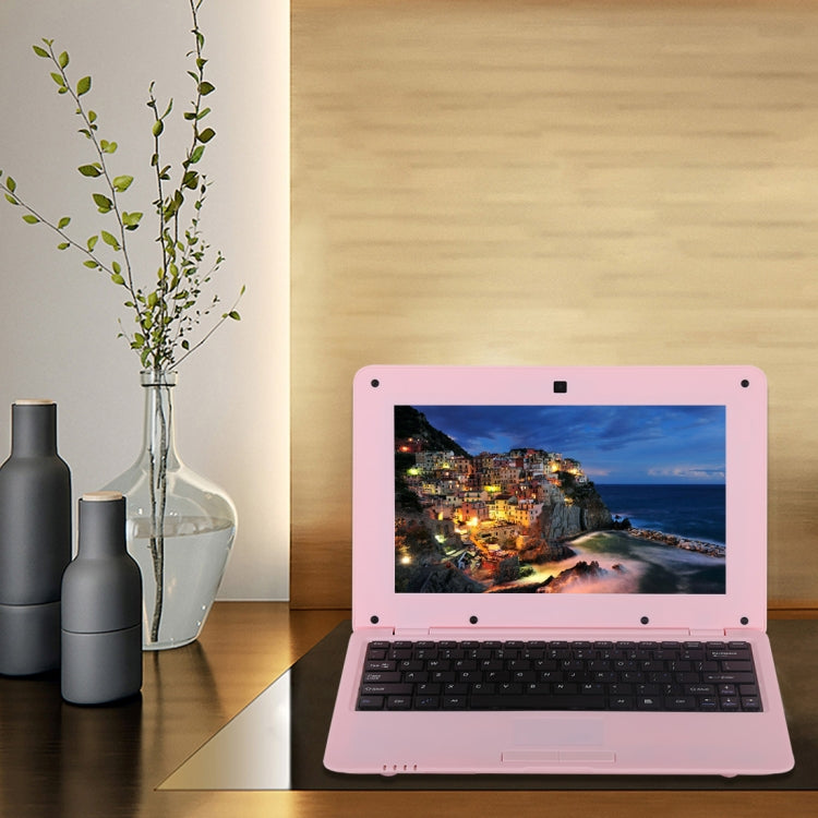 10.1 inch Notebook PC, 1GB+8GB, Android 6.0 A33 Dual-Core ARM Cortex-A9 up to 1.5GHz, WiFi, SD Card, U Disk(Pink) - free shipping - PMC TechLife - Order now!