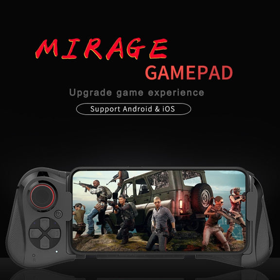 One-hand Stretch Retractable Bluetooth Gamepad, Bluetooth Distance: 10m, For Android, iOS Mobile Phone Below 6.8 inch