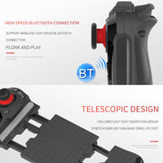 One-hand Stretch Retractable Bluetooth Gamepad, Bluetooth Distance: 10m, For Android, iOS Mobile Phone Below 6.8 inch