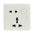 Electric Wall Switch and Socket, EU / AU / US Plug Socket with 1 Switch -  by PMC TechLife | Online Shopping South Africa | PMC TechLife | Buy Now Pay Later Mobicred