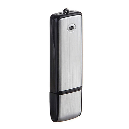 USB Voice Recorder + 8GB USB Flash Disk(Black) - free shipping - PMC Jewellery - Order now!