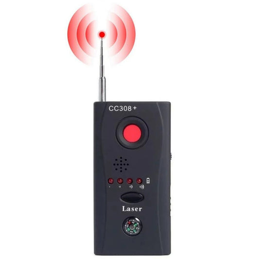 CC308+ Multi-Detector Full-Range All-Round Detector For Hidden Mini Camera / IP Lens/ GMS / RF Signal Detector Finder(Black) - free shipping - PMC Jewellery - Order now!