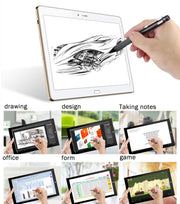 Universal Rechargeable Capacitive Touch Screen Stylus Pen with 2.3mm Superfine Metal Nib, For iPhone, iPad, Samsung, and Other Capacitive Touch Screen Smartphones or Tablet PC(Black)