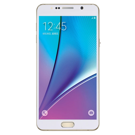 For Galaxy Note 5 / N920 0.26mm 9H Surface Hardness Explosion-proof Silk-screen Tempered Glass Full Screen Film (White)