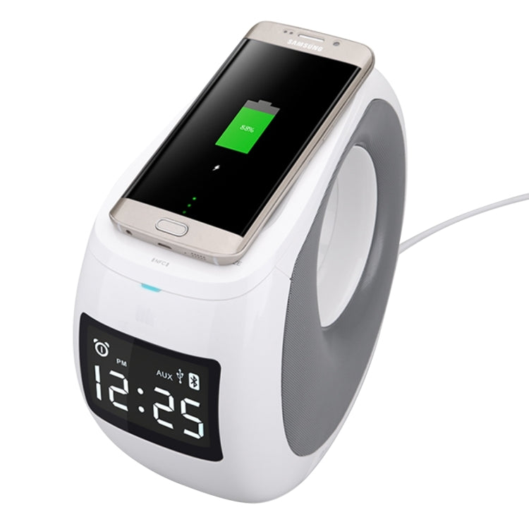 NILLKIN MC1 CE / RoHs / FCC Certificated QI Standard Wireless Charging Transmitter + Bluetooth Speaker, EU Plug , For iPhone, Galaxy, Sony, Lenovo, HTC, Huawei, Google, LG, Xiaomi, other Smartphones