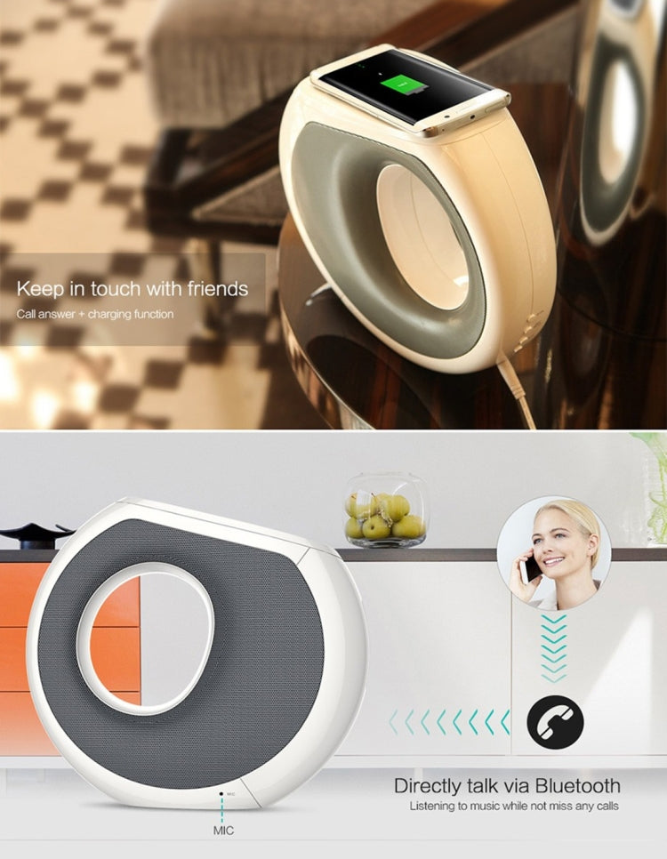 NILLKIN MC1 CE / RoHs / FCC Certificated QI Standard Wireless Charging Transmitter + Bluetooth Speaker, US Plug , For iPhone, Galaxy, Sony, Lenovo, HTC, Huawei, Google, LG, Xiaomi, other Smartphones - free shipping - PMC Jewellery - Order now!