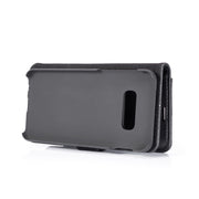 DG.MING Crazy Horse Texture Flip Detachable Magnetic Leather Case for Samsung Galaxy S10 E, with Holder & Card Slots & Wallet(Black)