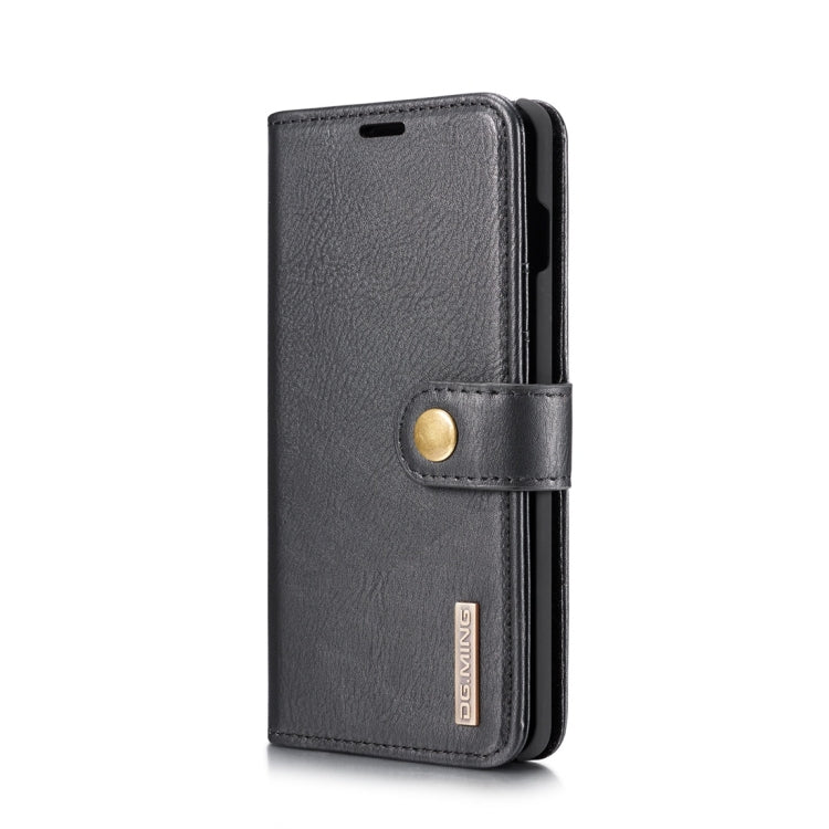 DG.MING Crazy Horse Texture Flip Detachable Magnetic Leather Case for Samsung Galaxy S10, with Holder & Card Slots & Wallet(Black) - free shipping - PMC Jewellery - Order now!