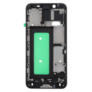 For Galaxy C8  Front Housing LCD Frame Bezel Plate(Black)